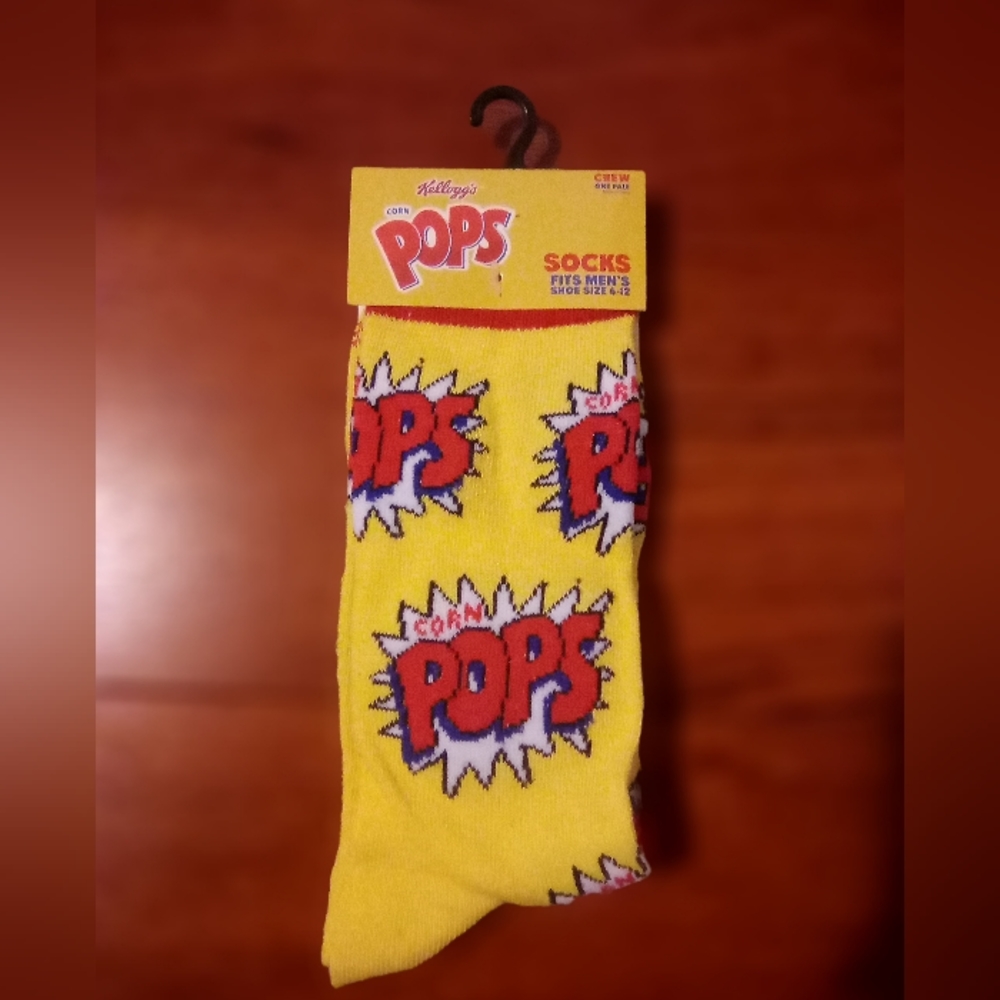 Corn Pops Novelty Socks 🌽